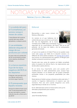Noticias y Mercados 11 2014 - Javier Fernández