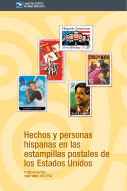 Hechos y personas hispanas en las estampillas postales