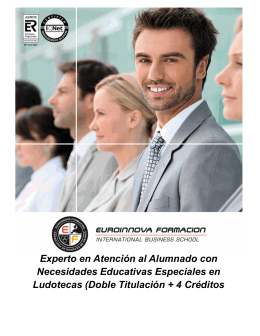 Experto en Atención al Alumnado con Necesidades