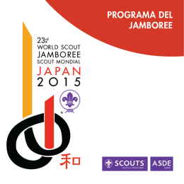 2º folleto del Jamboree Japón