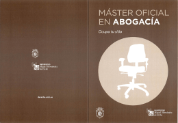 Máster en Abogacía