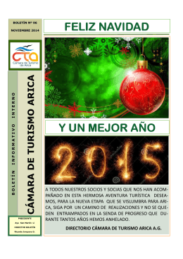 noviembre 2014 - inicio - cámara de turismo arica