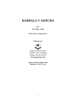 KARBALA Y ASHURA - Prensa Islamica