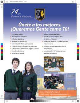 Folleto Ad 2015 ok - Colegio Anglo Maipú