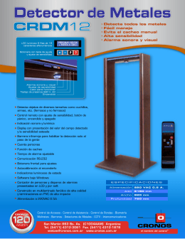 folleto detector metales CRDM12