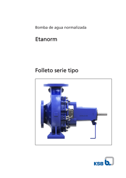 Etanorm Folleto serie tipo