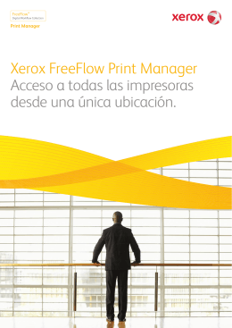 Folleto - Xerox FreeFlow™ Print Manager