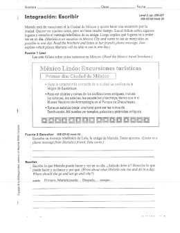 integración: Escribir - Southington Public Schools
