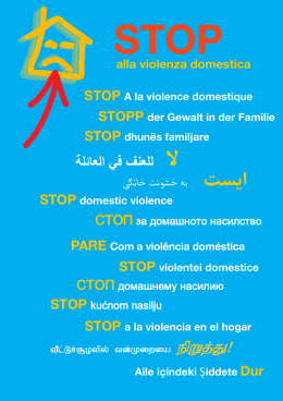 alla violenza domestica - Repubblica e Cantone Ticino