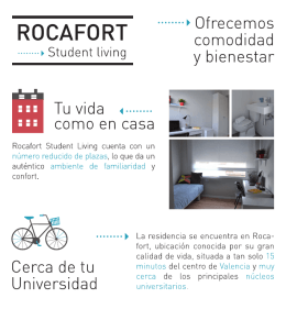 Folleto español - Rocafort Student Living