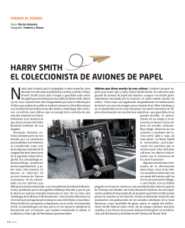 HARRY SMITH EL COLECCIONISTA DE AVIONES DE PAPEL