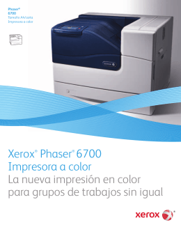 Phaser 6700 Brochure