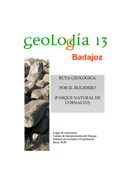 Geolodía FOLLETO - Sociedad Geológica de España