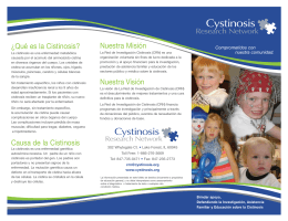 ¿Qué es la Cistinosis? - Cystinosis Research Network