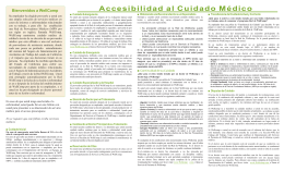 Accesibilidad al Cuidado Médico