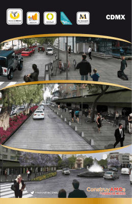 Folleto Avenida Masaryk - Secretaría de Desarrollo Urbano y Vivienda