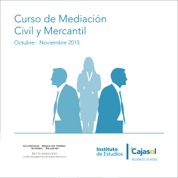 MEDIACION16- folleto.cdr - Instituto de Estudios Cajasol
