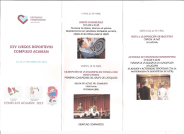 Programa Centro de Acamán