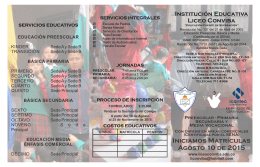 Folleto 2015.cdr - Colegio Liceo Conviba