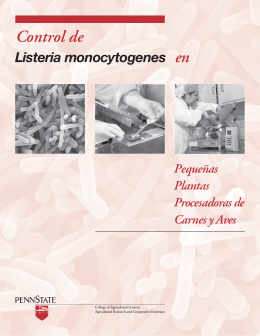 Control de Listeria monocytogenes en