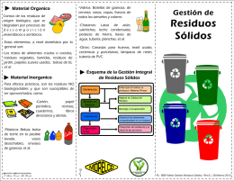 FL-003 Folleto Gestion Residuos Sólidos