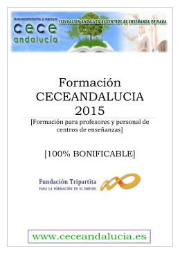folleto de formación 2015