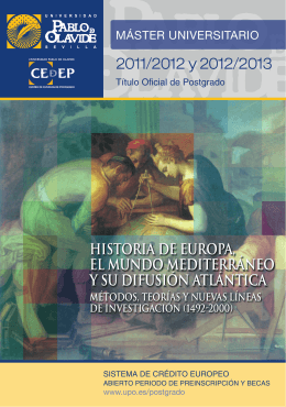 historia de europa, el mundo mediterráneo y su difusión atlántica