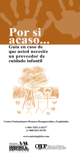 Español - The National Center for Missing & Exploited Children