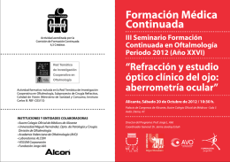programa - Colegio Oficial de Médicos de Alicante