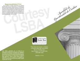 Responsabilidad Civil - Louisiana State Bar Association