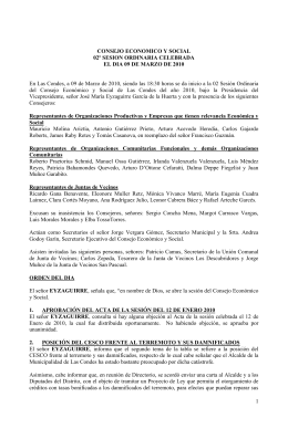 Acta 9 marzo - Municipalidad de Las Condes