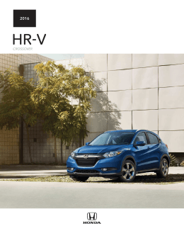 folleto de la HR-V - de Honda Automobiles