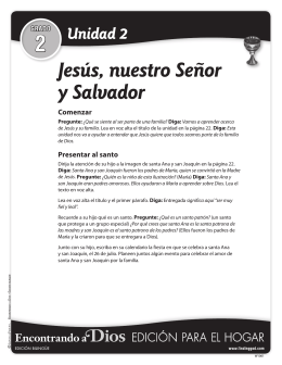 Jesús, nuestro Señor y Salvador
