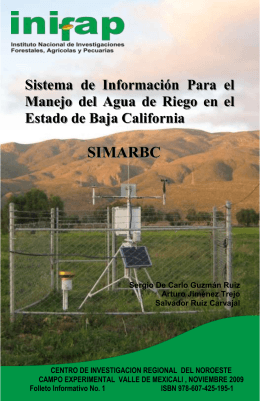 Folleto Informativo del SIMARBC