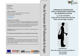 Plan de Formación del Profesorado de Aragón