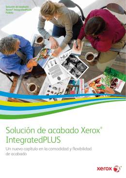 Solución de acabado Xerox® IntegratedPLUS