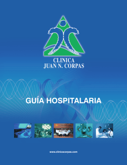 GUÍA HOSPITALARIA - Fundación Universitaria Juan N. Corpas