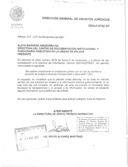 Ir a la respuesta - Secretaría de Salud :: México
