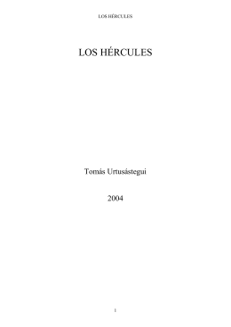 LOS HÉRCULES - Tomás Urtusástegui