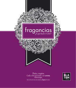 folleto FRAGANCIAS