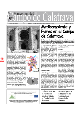 La Prensa del Campo de Calatrava-Folleto Publicidad Programa 2004
