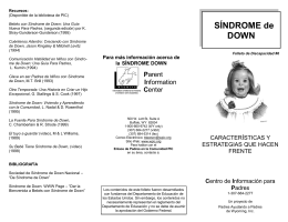 Sindrome de down - Parent Information Center