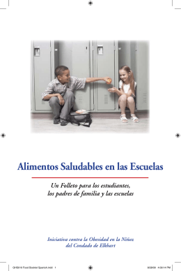 Alimentos Saludables en las Escuelas