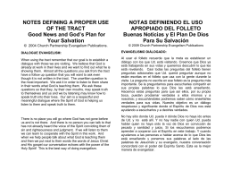 NOTAS DEFINIENDO EL USO APROPIADO DEL FOLLETO