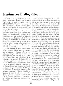 Resúmenes Bibliográﬁcos