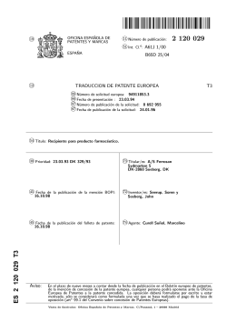 RECIPIENTE PARA PRODUCTO FARMACEUTICO.(ES2120029)
