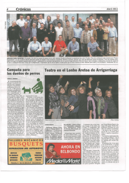 8 Cr&oacute;nicas - Teatro Luna Llena