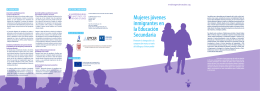 Mujeres jóvenes inmigrantes en la Educación Secundaria