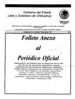 Libre y Soberano de Chihuahua - H. Congreso del Estado de
