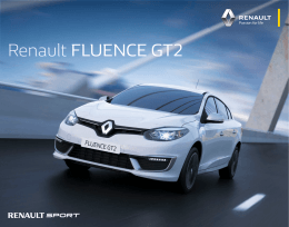 Folleto del Renault Fluence GT2